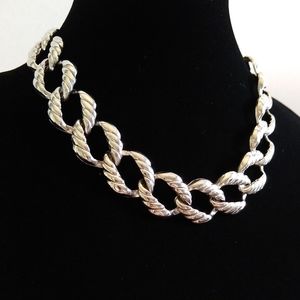 Vintage Chunky wide necklace